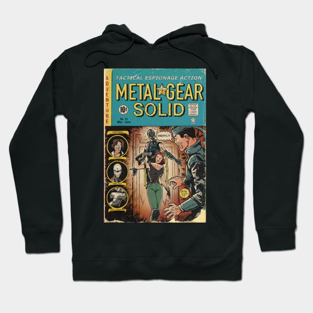 Metal Gear Solid fan art comic cover Hoodie by MarkScicluna